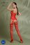 Červený Bodystocking - ECO BS006