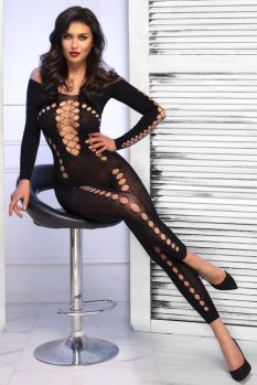 Čierny Bodystocking - CR4646