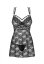 Čierna Babydoll - 860 - Veľkosť: L/XL