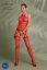 Červený Bodystocking - ECO BS006
